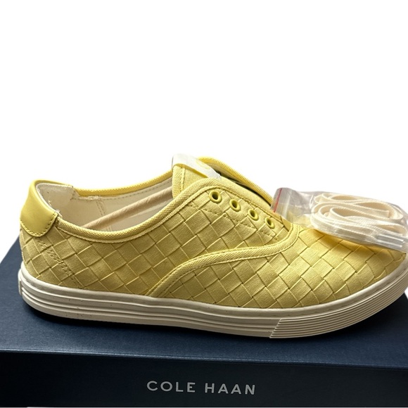 Cole Haan Grand Pro Woven Canvas Sneakers - Picture 7 of 8